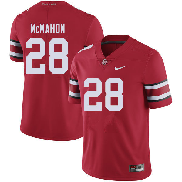 Ohio State Buckeyes #28 Amari McMahon College Football Jerseys Sale-Red